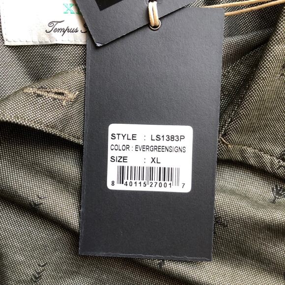 Link Soul Dri-Loft Polo Shirt Ever Green Signs Short Sleeve Men's Size XL NWT - Picture 9 of 13